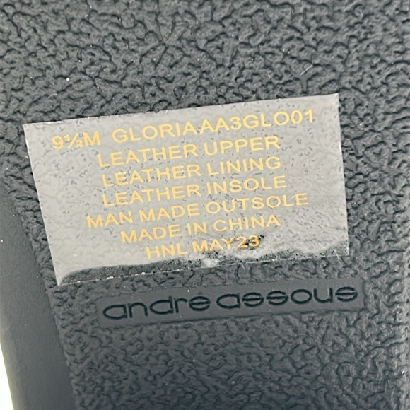 2118- André Assous Leather Ankle Boots Water Resistant Size 9.5 NWT - Picture 10 of 11